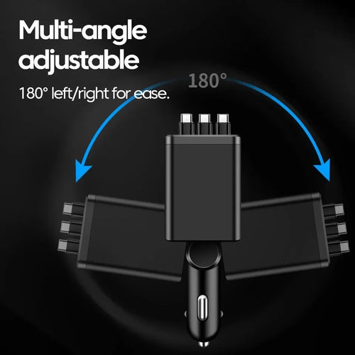 Incarcator Auto 150W, fir retractabil.